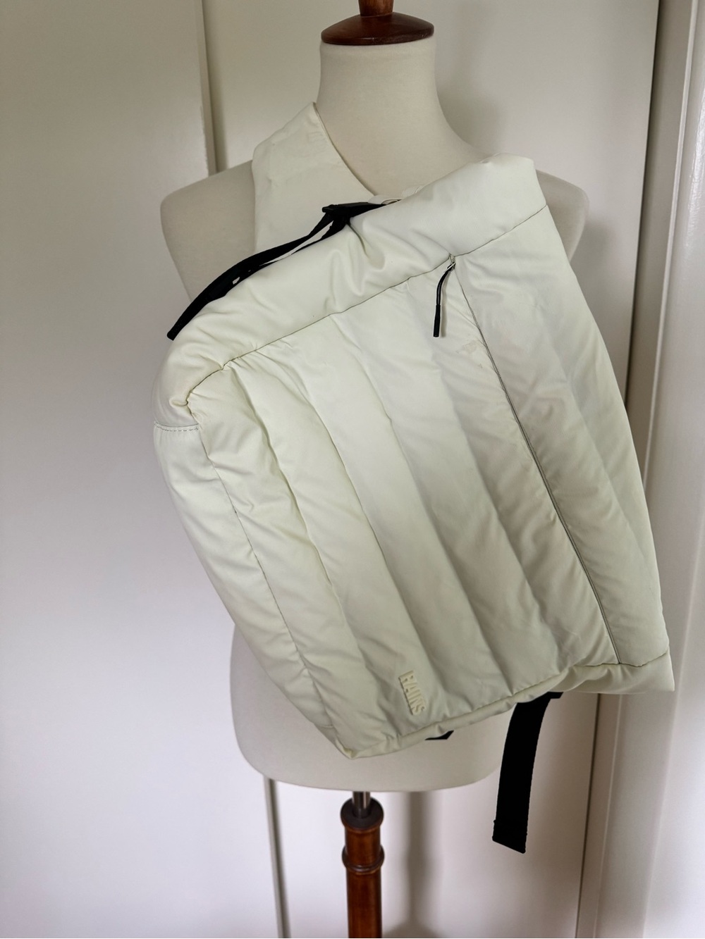 Cream Puffer Crossbody Sling Bag - Rains